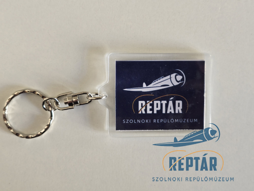 RepTár műanyag szögletes kulcstartó-többféle mintában